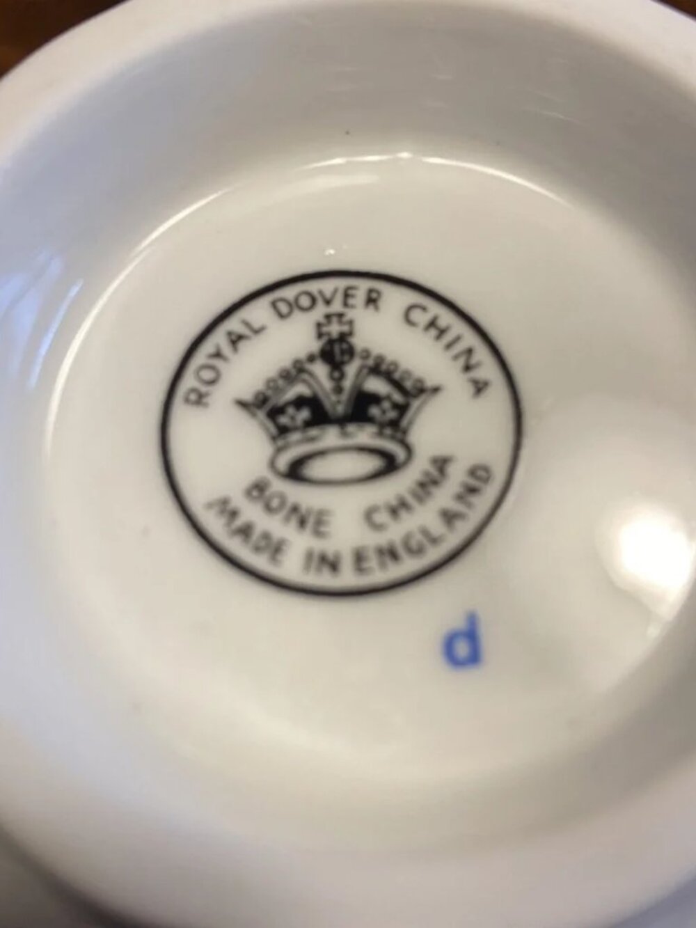 Vintage Royal Dover China Teacup & Saucer - Picture 6 of 6